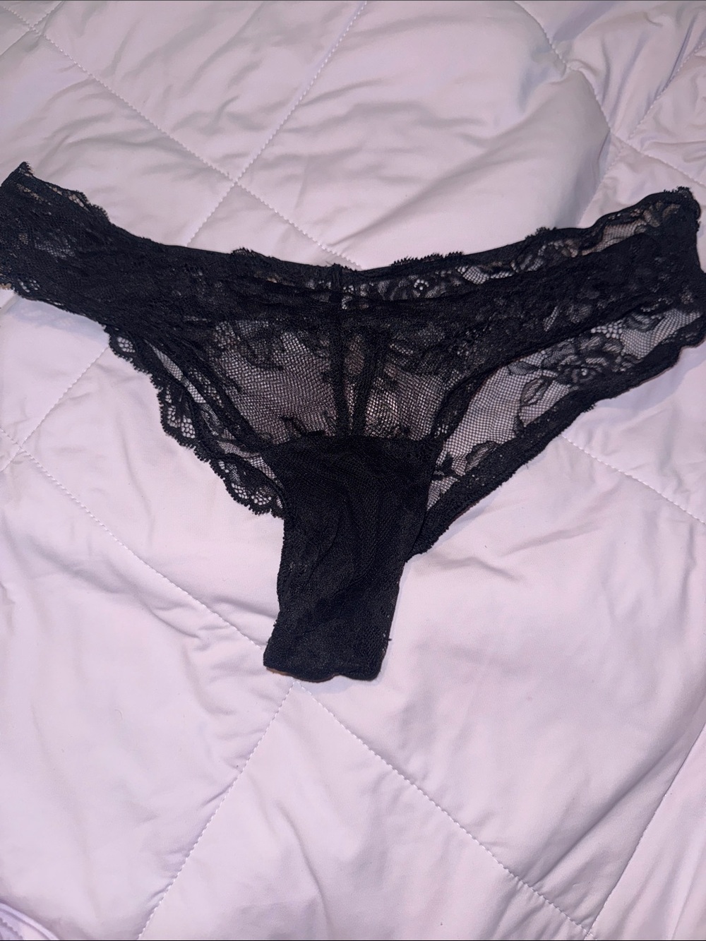NWT Victoria’s Secret Black Lace Panty